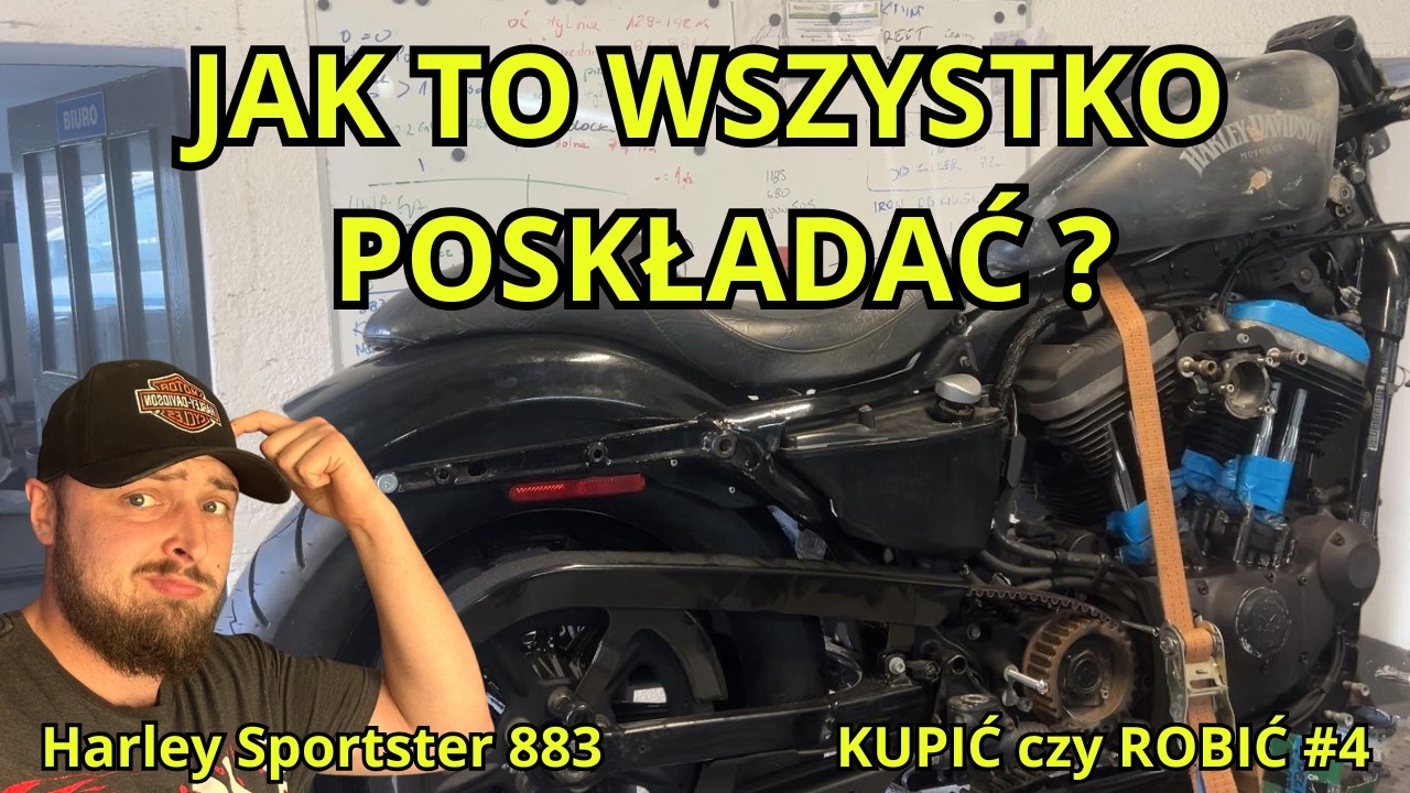ZACZYNAM SKŁADAĆ - Harley Sportster 883 - KUPIĆ czy ROBIĆ - #odc. 4