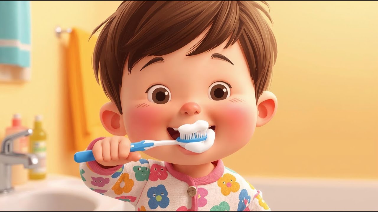Brush Your Teeth Song 🪥 | Sparkle Smile Time! ✨ | Fun Kids Tooth Brushing Song