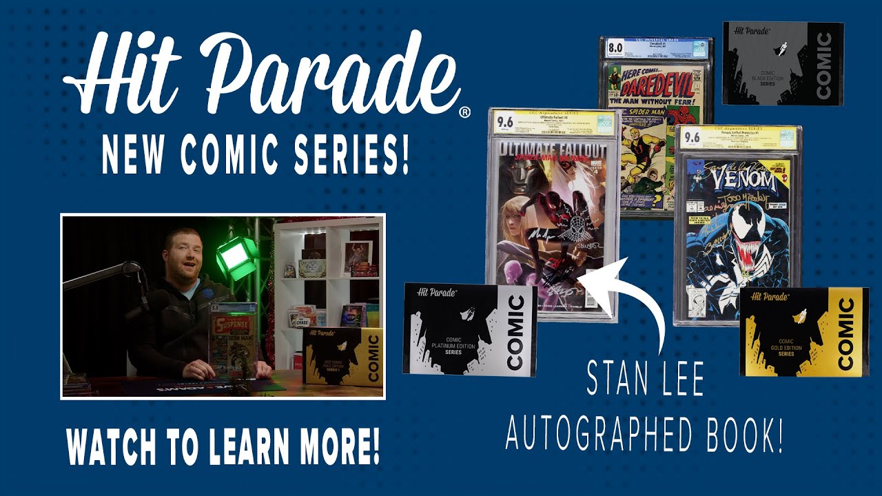NEW HIGH END HITPARADE COMIC LINES! GOLD, PLATINUM, & BLACK! AVAILABLE FOR PRESELL! REL. DEC 30th!
