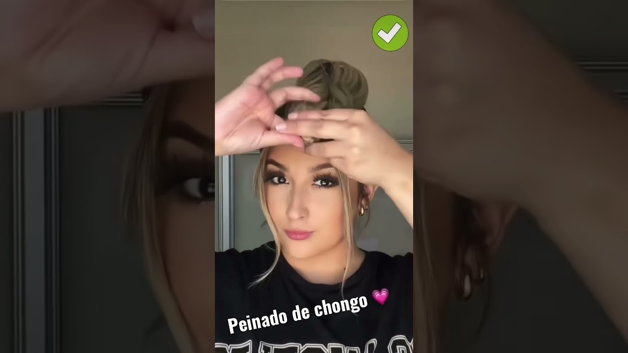 Peinado de chongo💗💗 