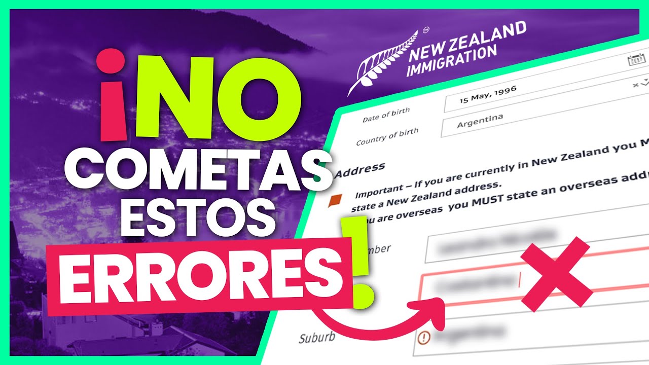 Formulario visa Working Holiday Nueva Zelanda [Guía]
