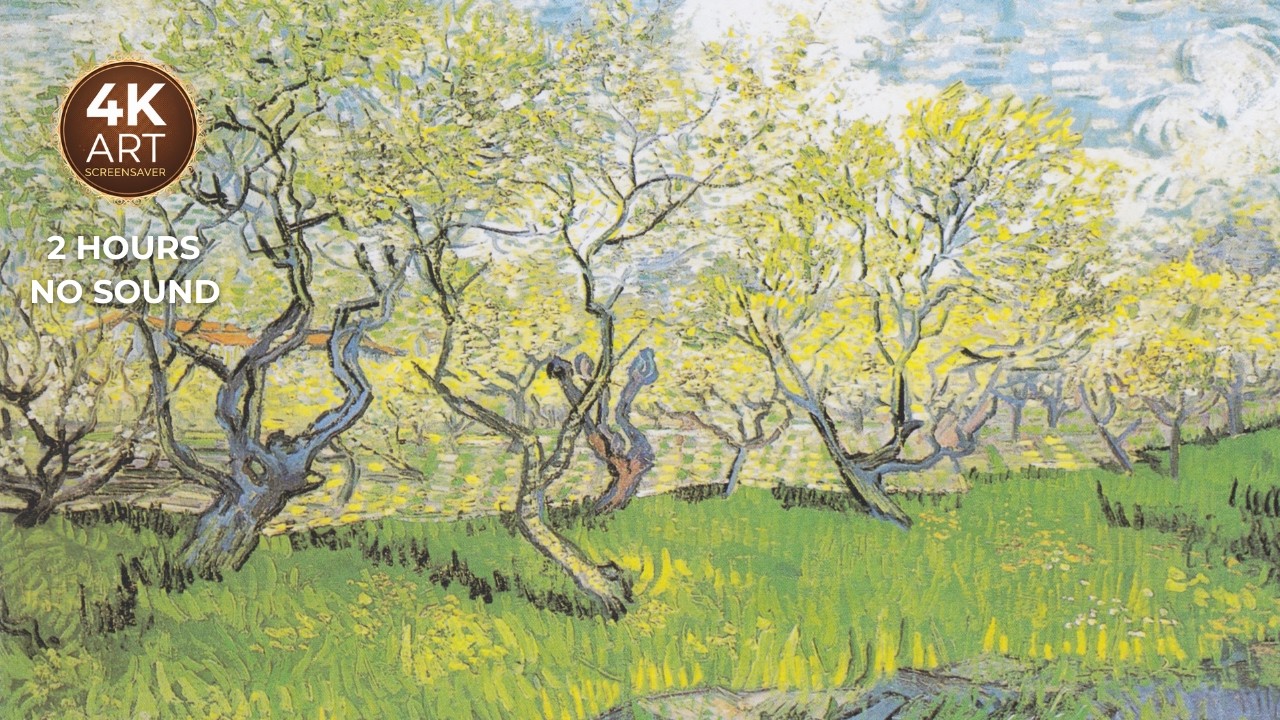 An Orchard of Outstanding Gaiety - 2 hours Screensaver    ---EcoArtLab • Frame TV & Printable Art