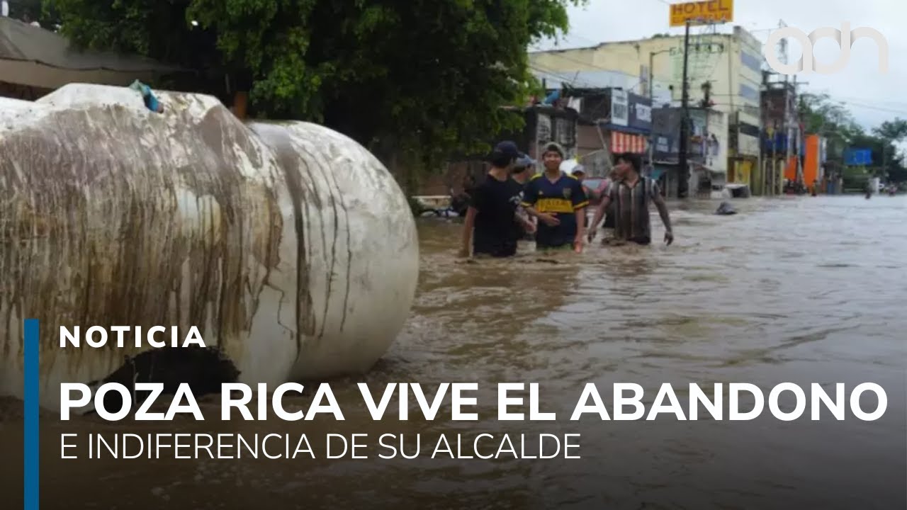 Poza Rica sigue devastada tras las inundaciones, y el alcalde morenista no dio la cara