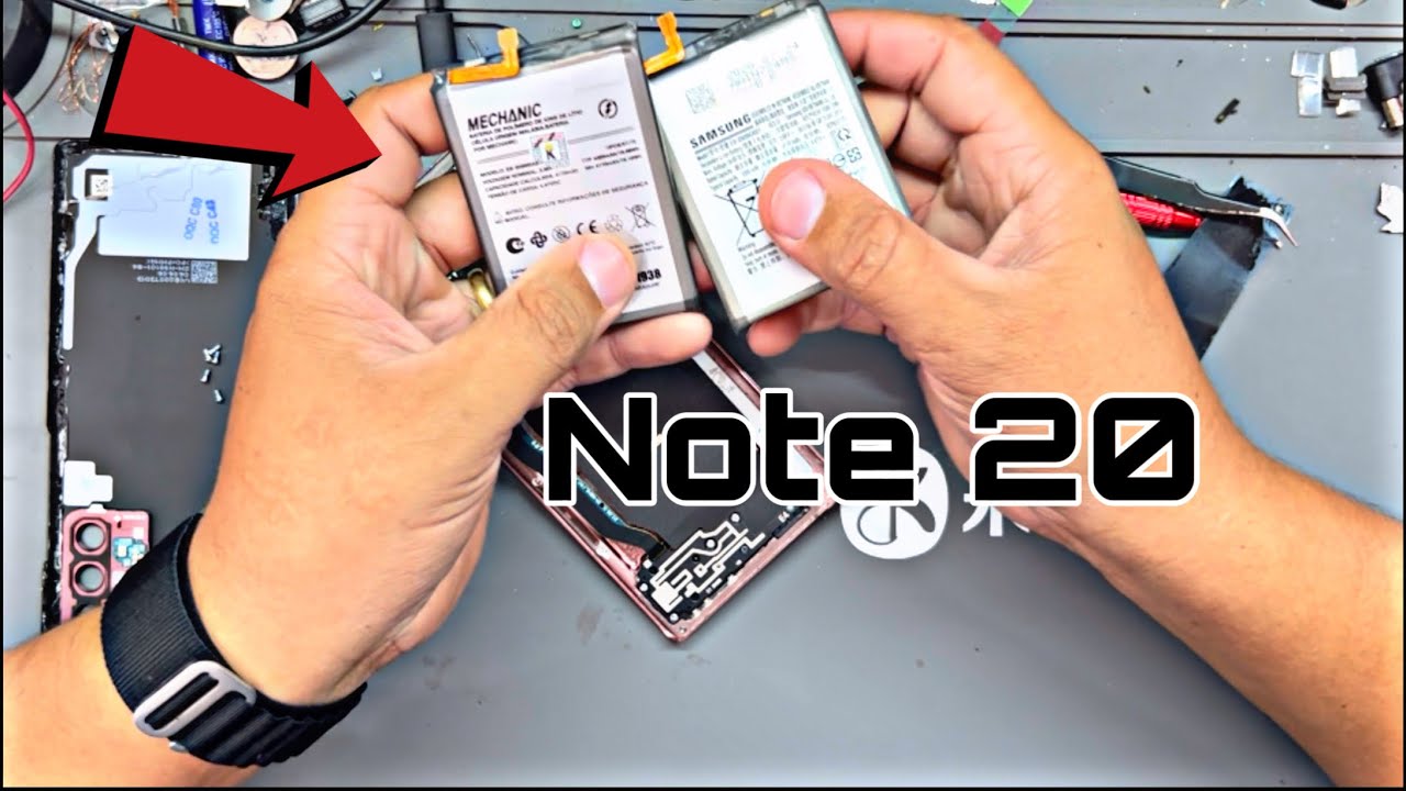 Troca de Bateria do Galaxy Note 20: Veja Como Resolver em Minutos!