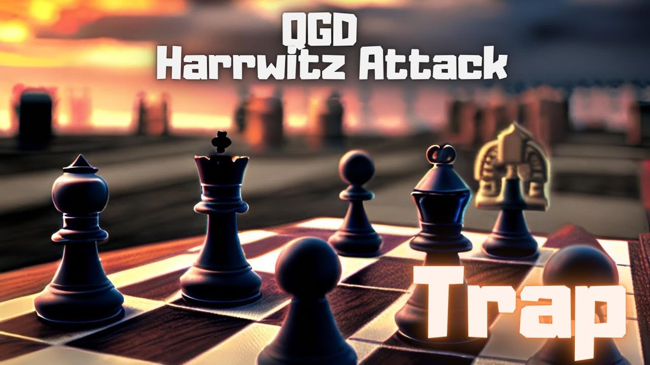 Amazing Opening Trap in the Harrwitz Attack of the Queen's Gambit Declined