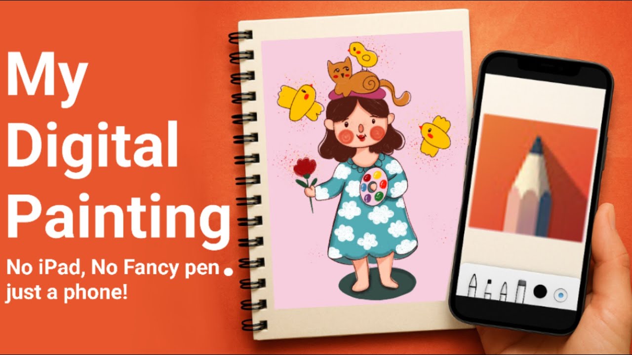 Digital Art Tutorial in Sketchbook App | Soft Illustration Step-by-Step for Beginners