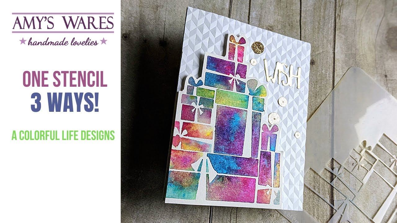 One stencil 3 Ways! Talk about versatile! Fun handmade greeting card techniques! *BOGO SALE INFO!*