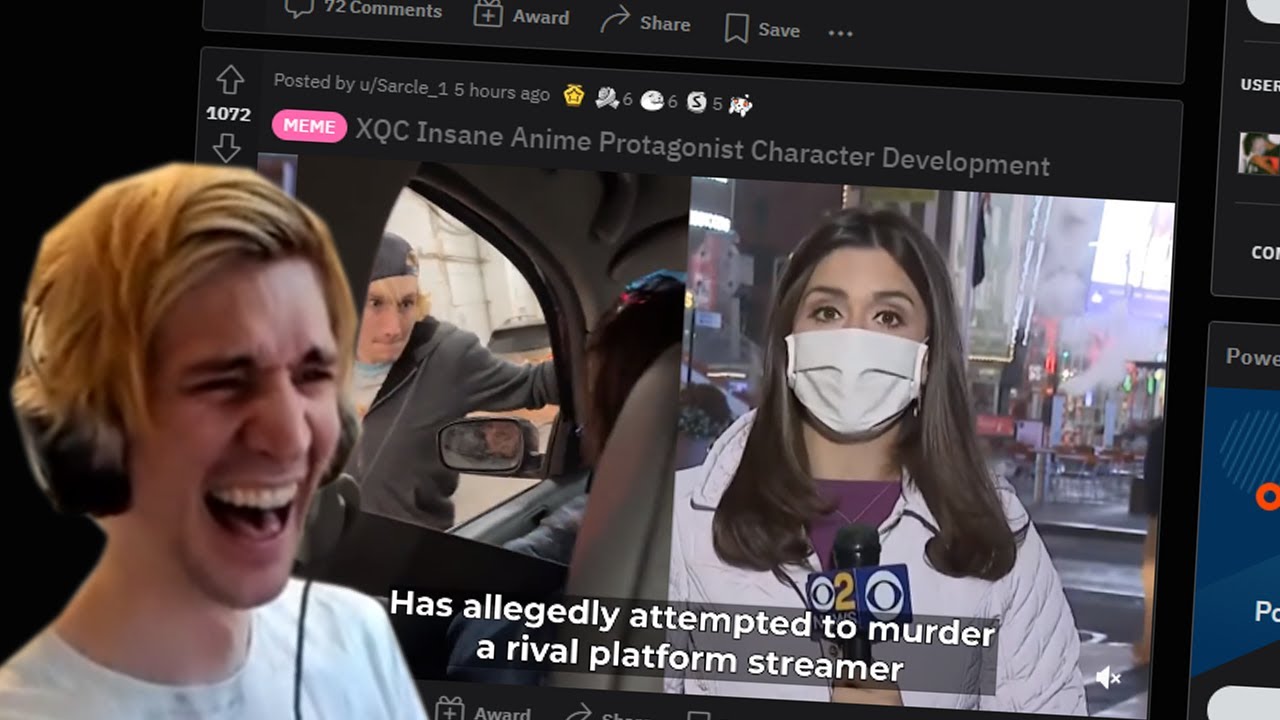 XQC REACTS TO HIS REDDIT #2 (w/chat) !