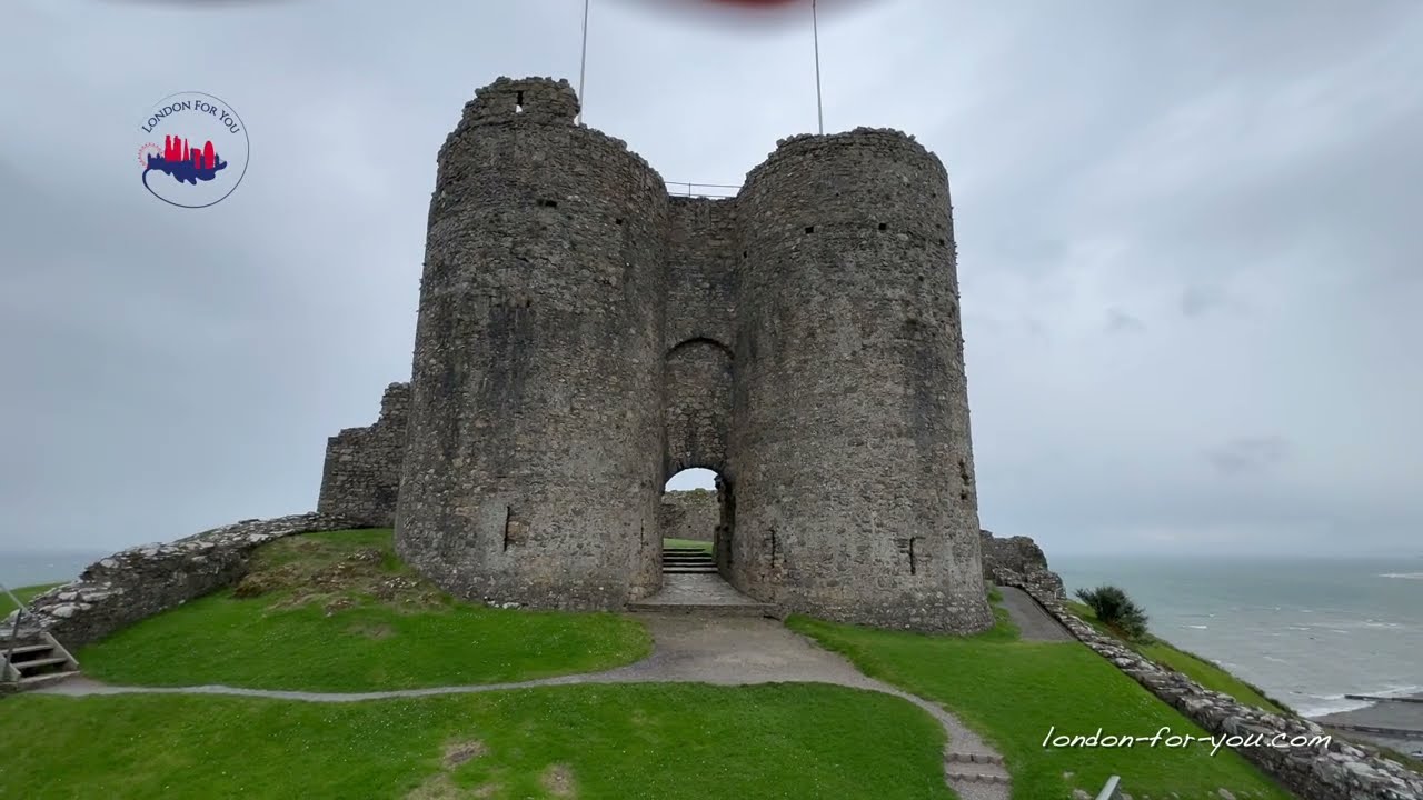 1869 Замок Criccieth Castle