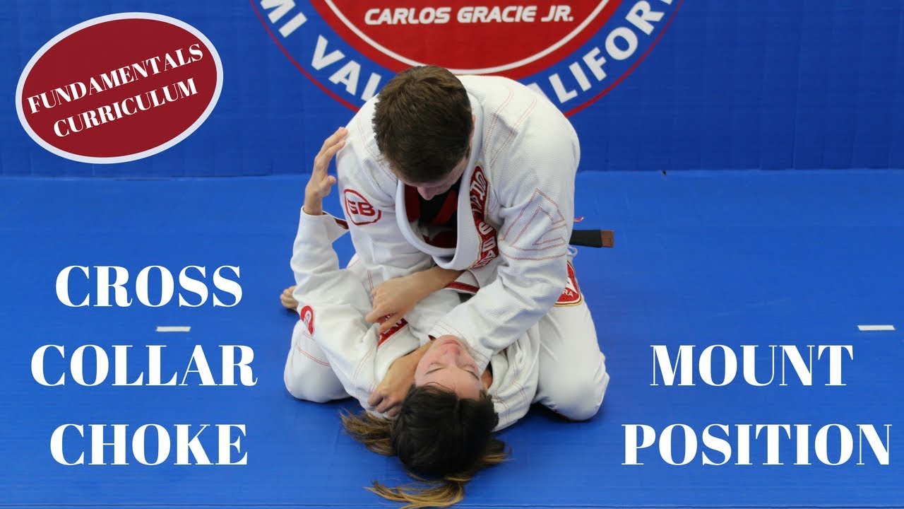 Cross Collar Choke from Mount Position