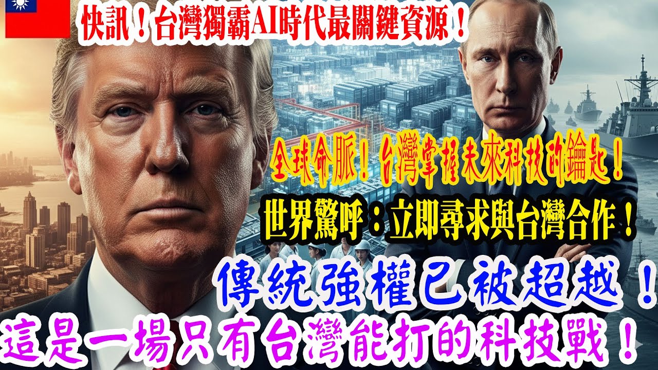 【來自海外的感人故事】促使台灣悄然掌握價值超過500兆新台幣的龐大深海資源的關鍵原因！AI時代的最終贏家，正是台灣