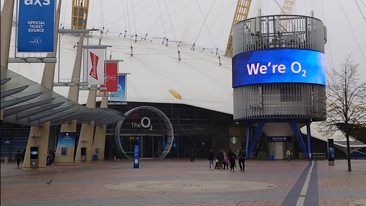 Canary wharf to O2 by metro