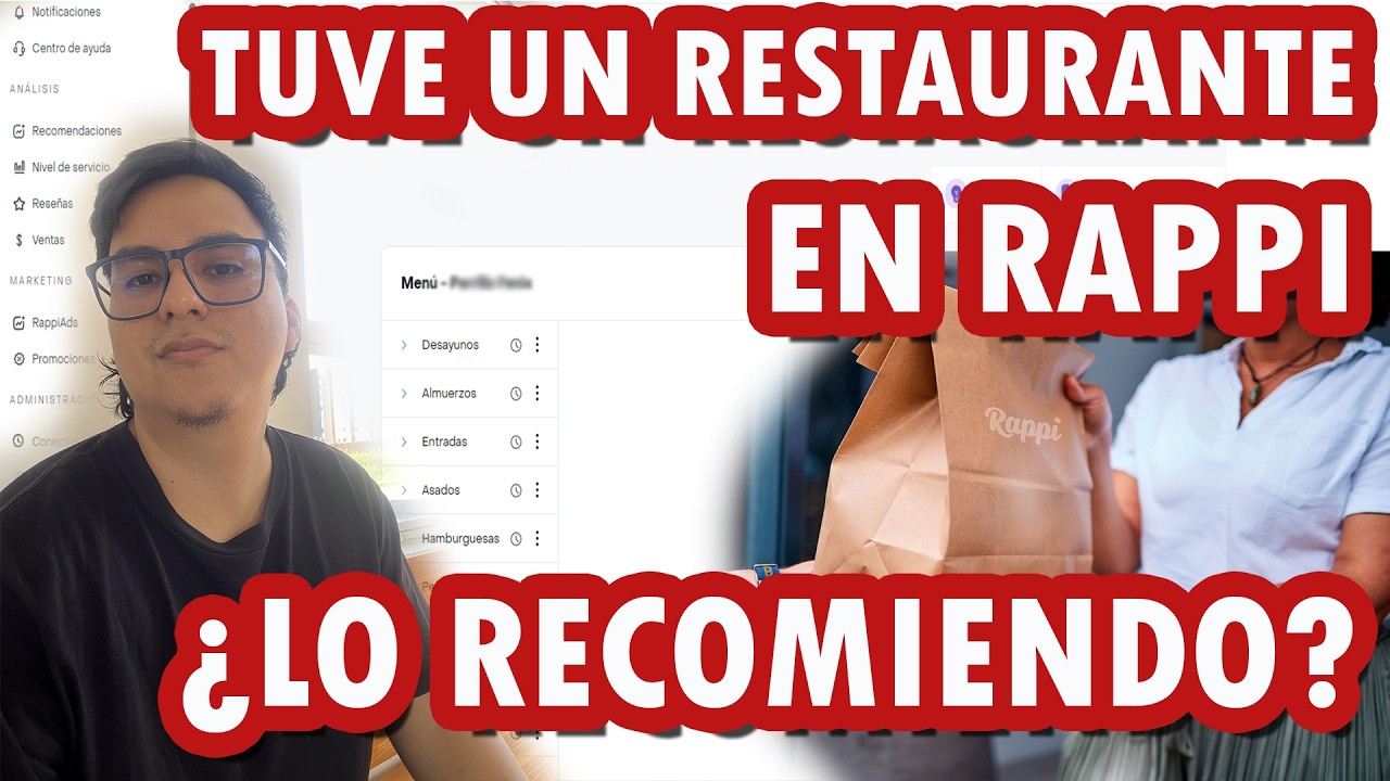 Mi experiencia usando Rappi en mi restaurante para vender
