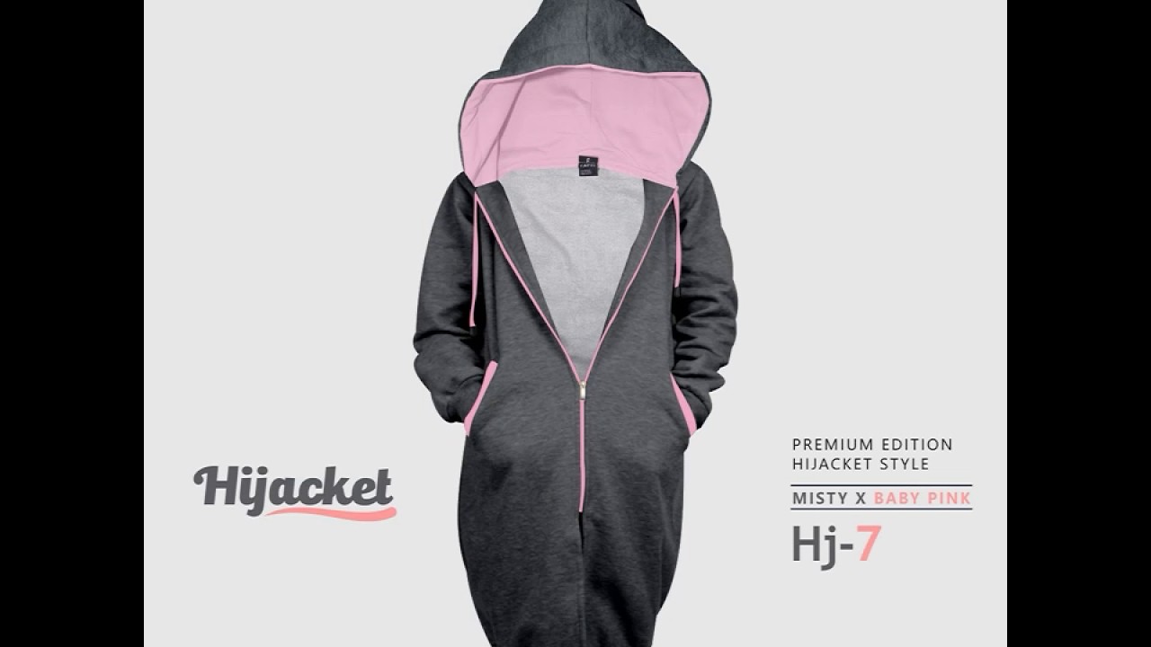 Katalog Mockup Jaket Muslimah seri Hijacket Basic