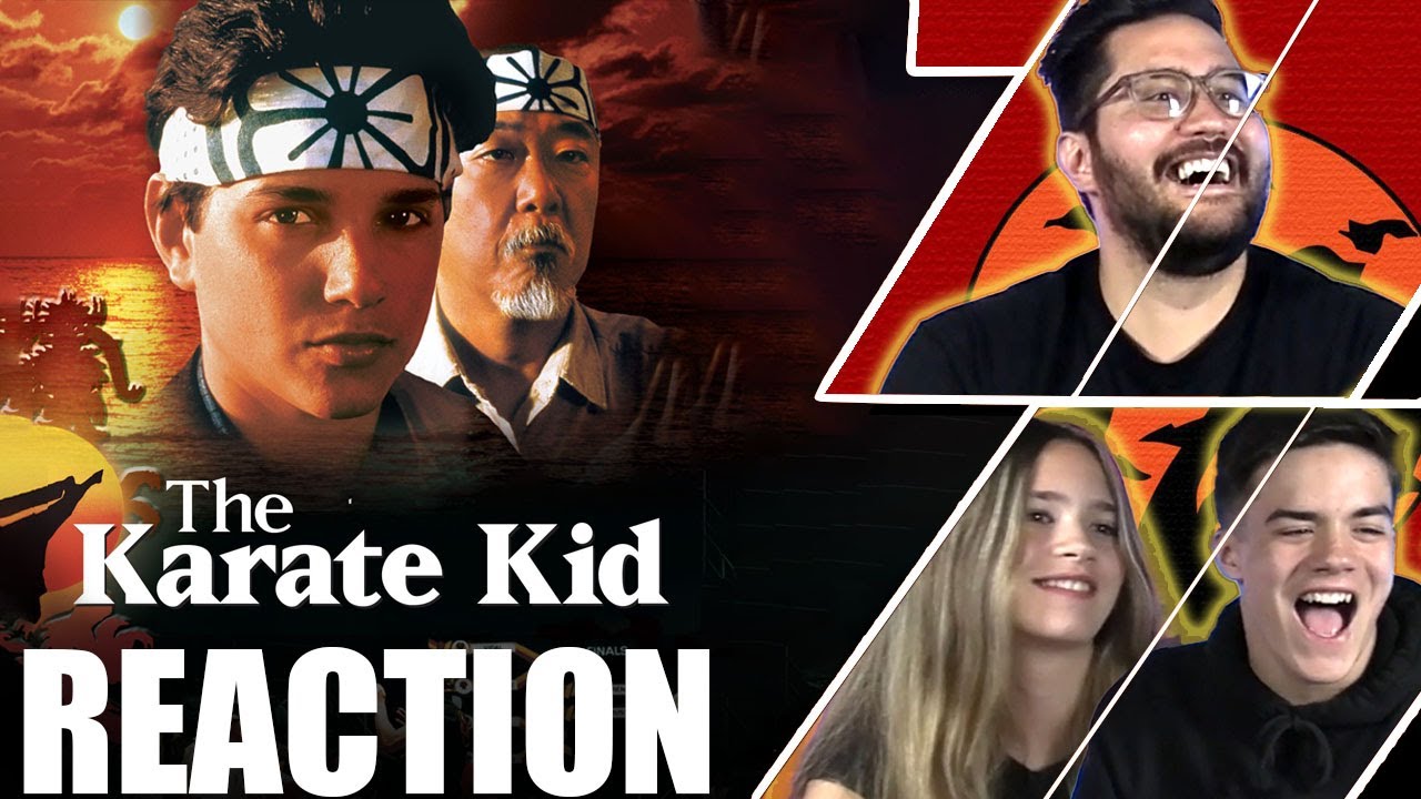 My Kids Watch The Karate Kid!  First time REACTION!