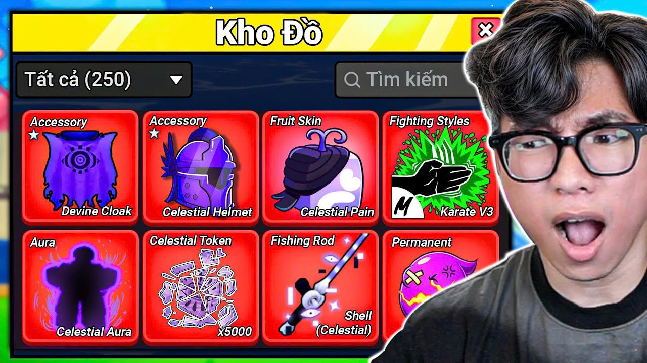 BI HUỲNH MỞ KHÓA VÕ CÁ V3 VÀ LẤY TOÀN BỘ VẬT PHẨM LIMITED TRONG BLOX FRUITS