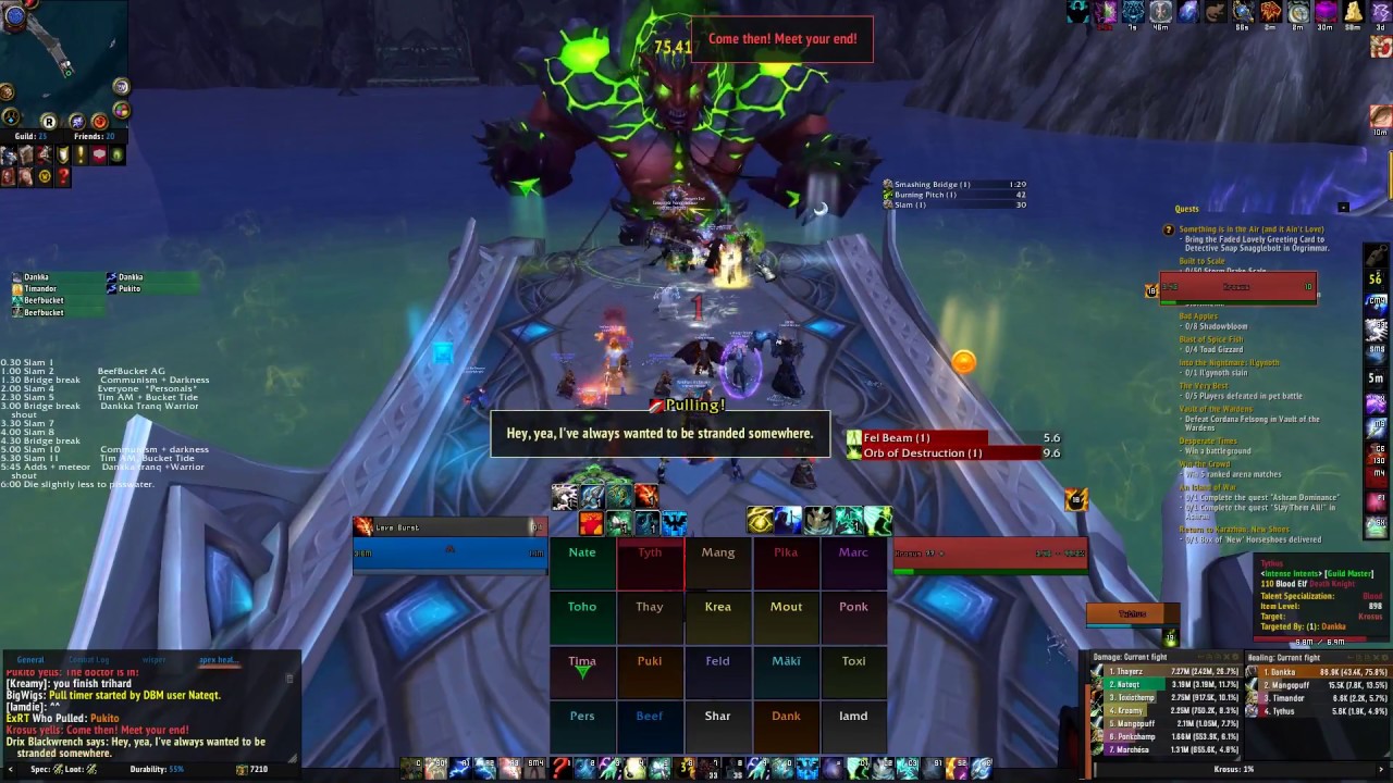 Intense Intents Krosus Mythic Kill Resto Shaman POV