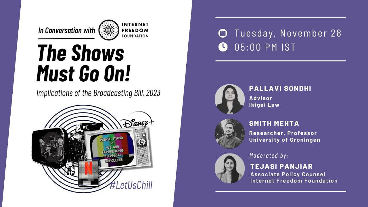 Implications of the Broadcasting Services (Regulation) Bill, 2023 | #LetUsChill