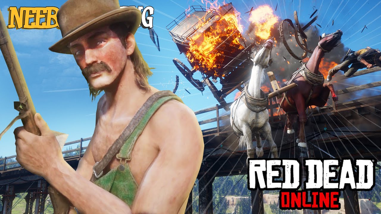 Red Dead Dummies:  Stagecoach Madness  (Red Dead Online Gameplay and Mods)