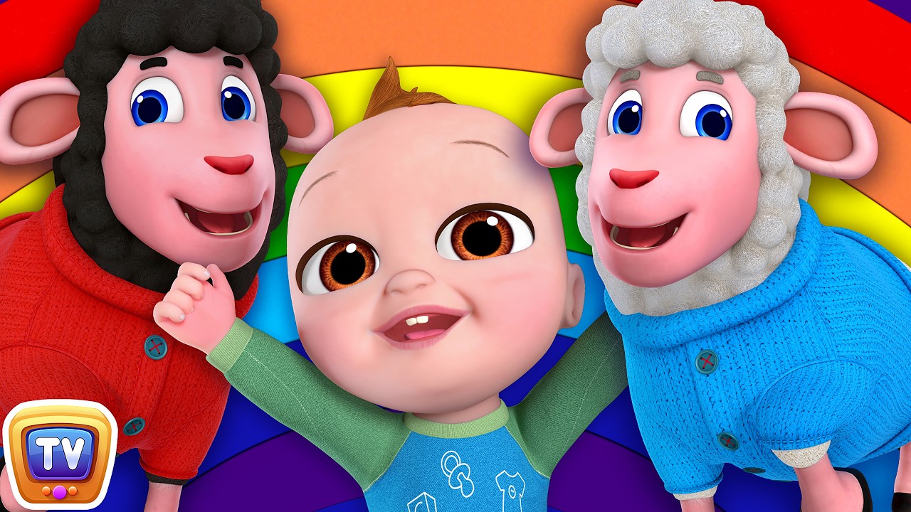 Baa Baa Black Sheep Song - Colors of the Rainbow - ChuChu TV Toddler Learning Videos #BabyTaku