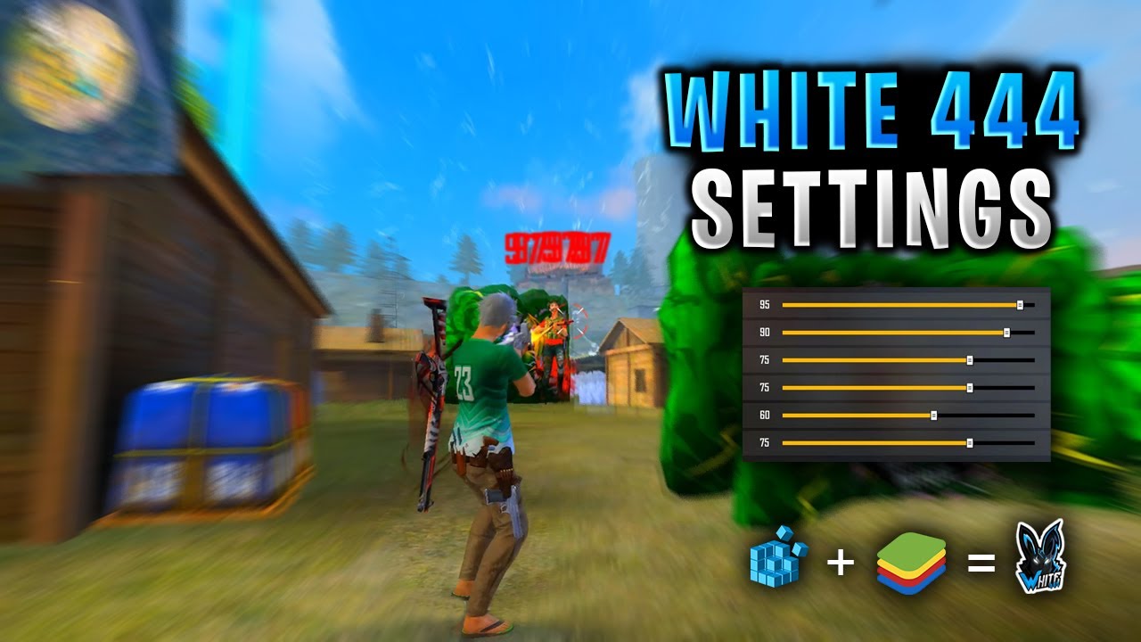 WHITE444 V2🔥+ SETTINGS👽⚡ 🖱 NEW SETTINGS 🎯BlueStacks/MSI Free Fire Emulator ⚙️FOR WHITE444 V2💖
