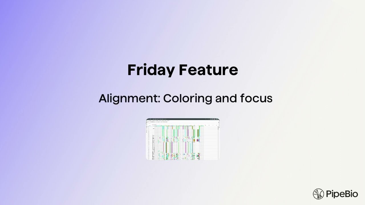 Find conserved regions and variants in an alignment &ndash;&nbsp; coloring and focus settings