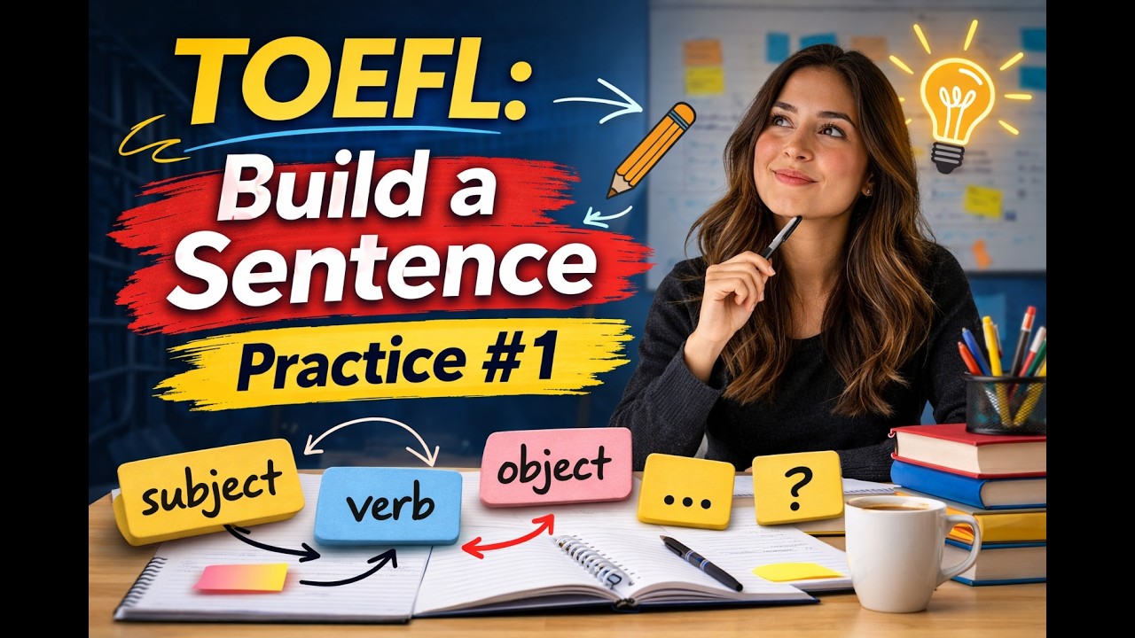TOEFL: Build a Sentence Practice #1 : 文を作る練習 #1