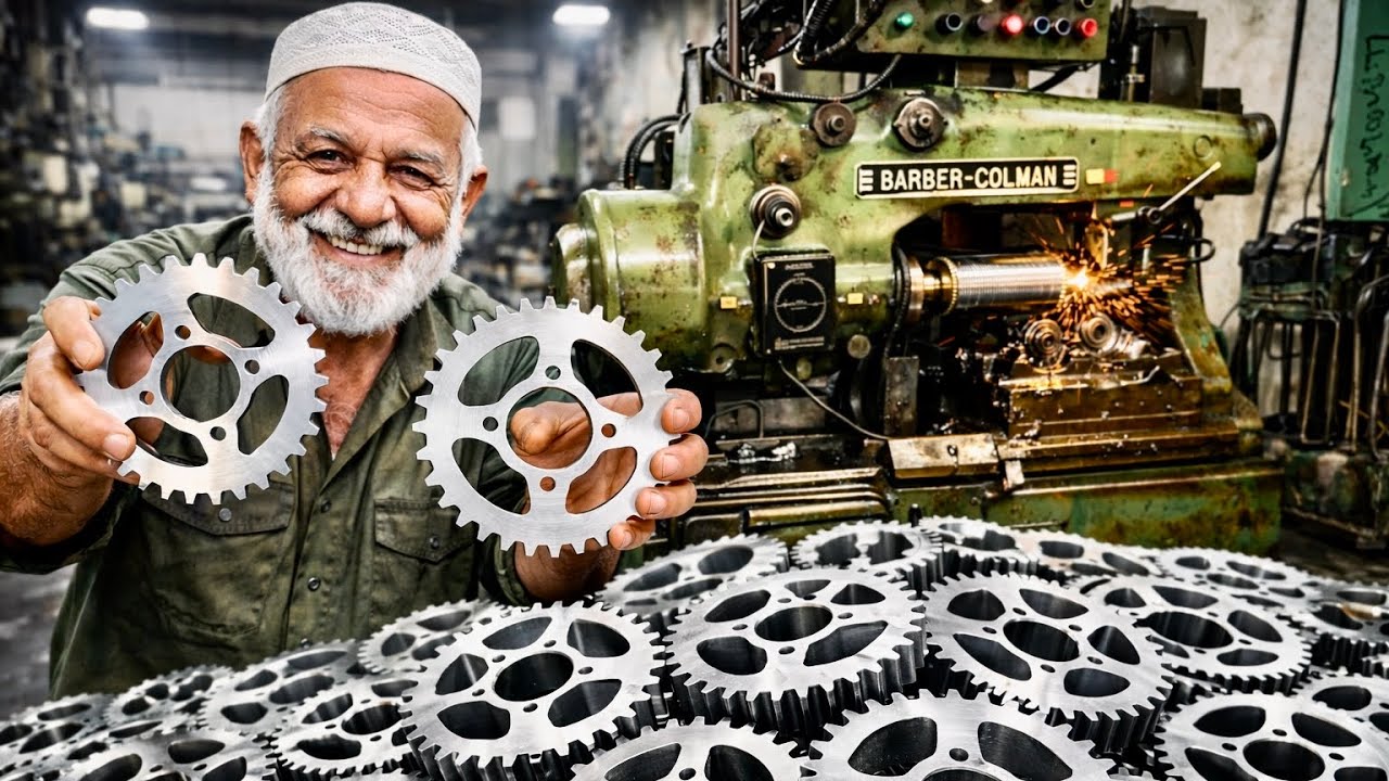 Inside Pakistan’s Motorcycle Sprocket Factory | Gear Manufacturing Process