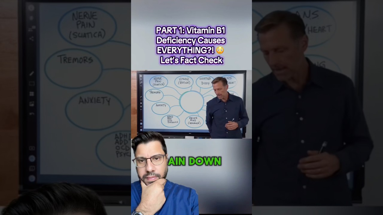 Part 1 = vitamin b1 deficiency causes everything!? #doctor #vitamin #health #nerve #diabetes