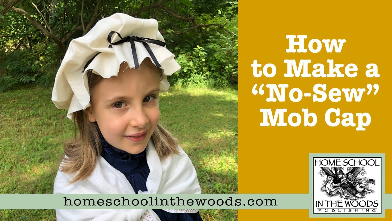 How to Make a No-Sew Mob Cap