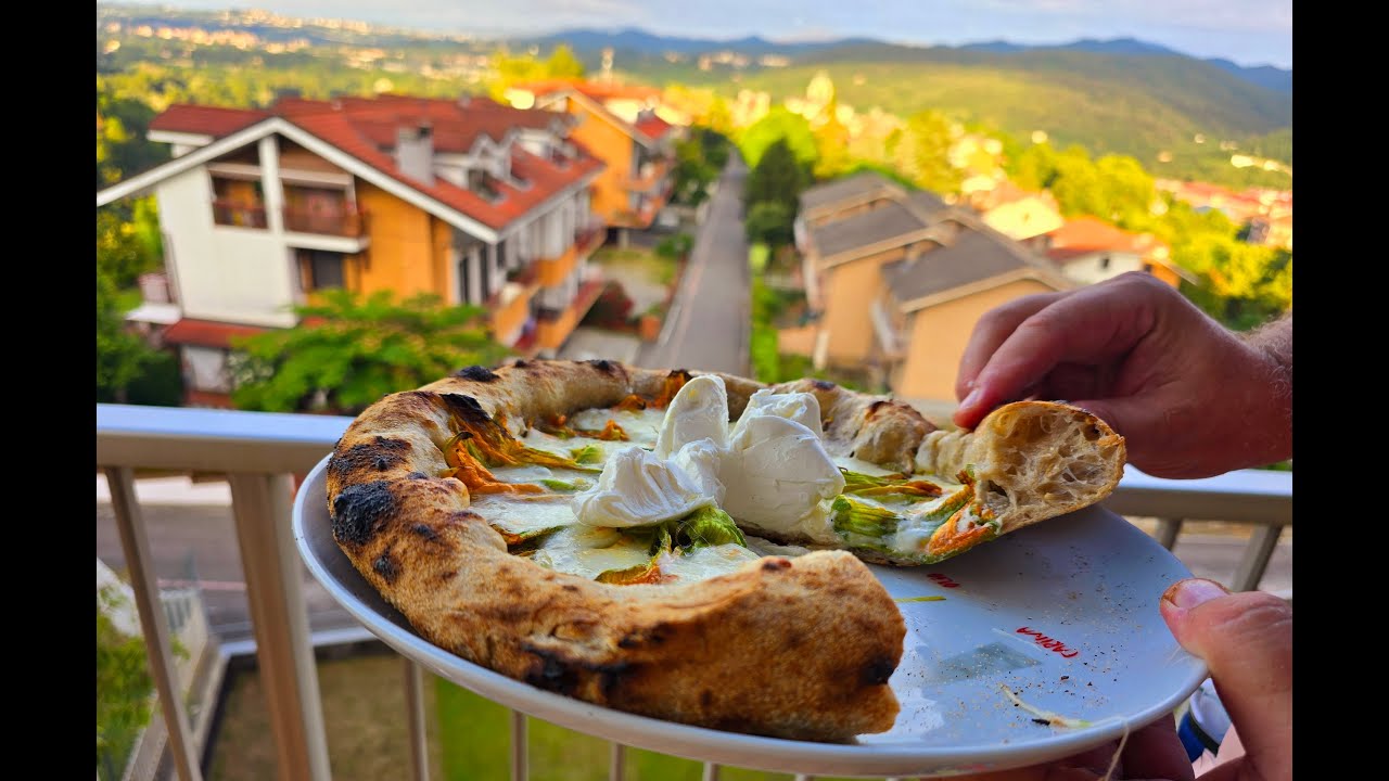 Caputo Aria/Spadoni Nera 7 N&aacute;polyi pizza s&uuml;t&eacute;se Olaszorsz&aacute;gban! Cukkinivir&aacute;g &eacute;s Taleggio Sajt!