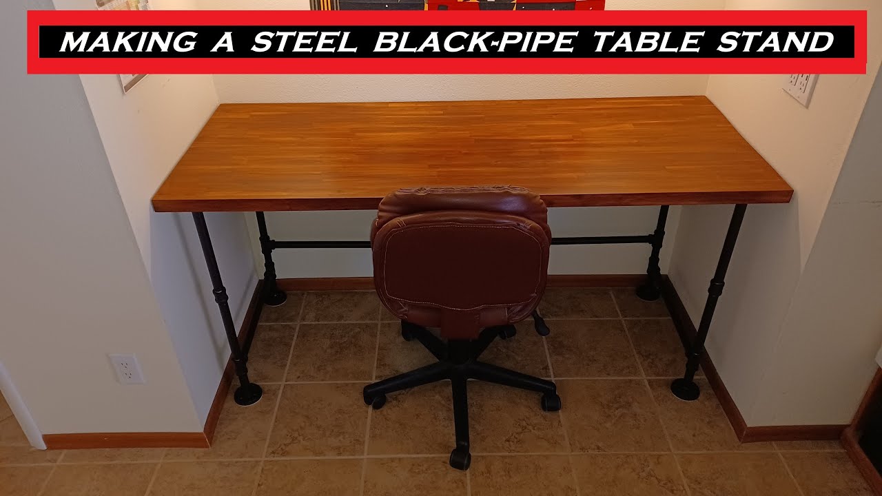 Making a Black Pipe Table Stand