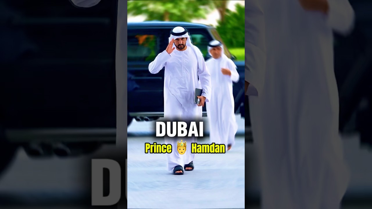 Dubai Prince 🤴 Hamdan And Sheikh Rashid 🇦🇪🫶#dubai #burjkhalifa #dubailfe #princehamdan #shorts