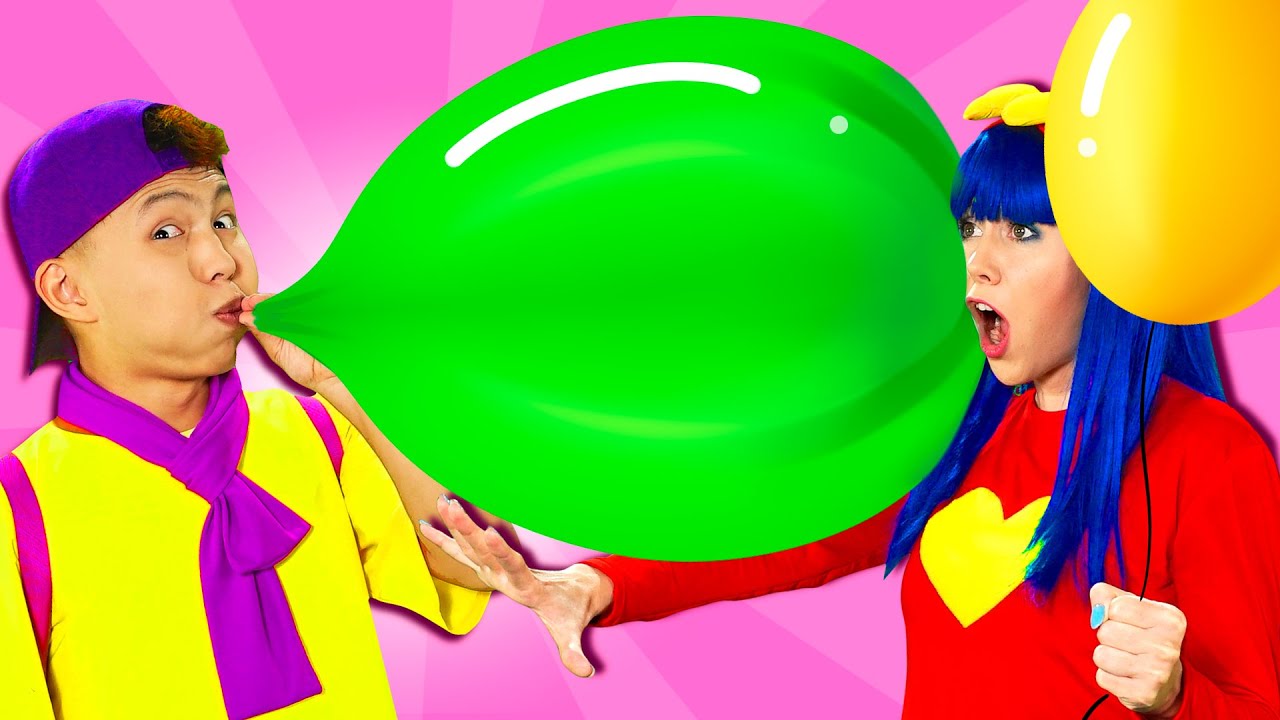 Playing and Learning with Balloons + More | Kids Songs And Nursery Rhymes | @dominoki