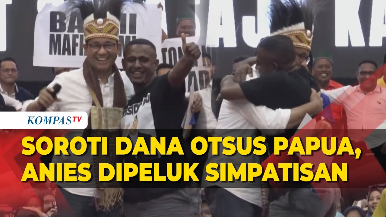 Capres Anies Soroti Dana Otsus Papua, hingga Sempat Dipeluk Simpatisan di Sorong