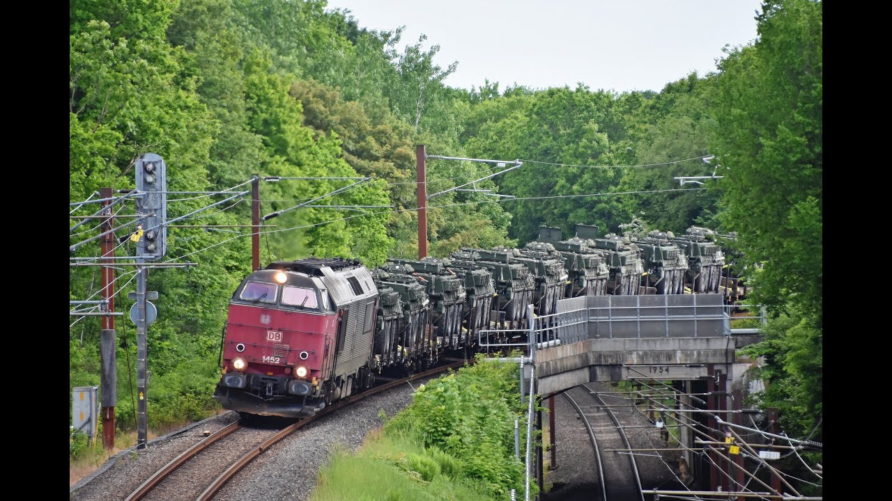 MZ 1452 med Militærtog fra Esbjerg - Juni 2021