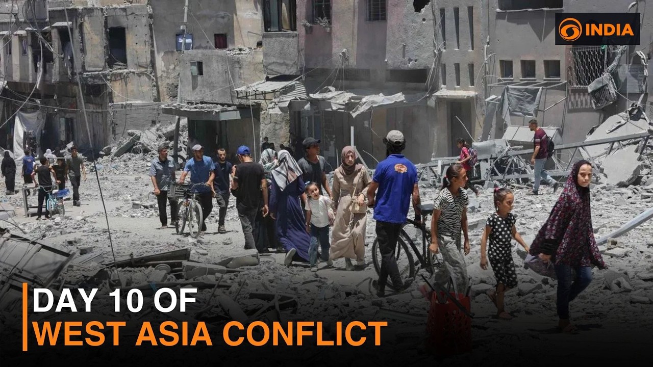 Day 10 of West Asia conflict & more updates | DD India Live | 7:30 PM IST