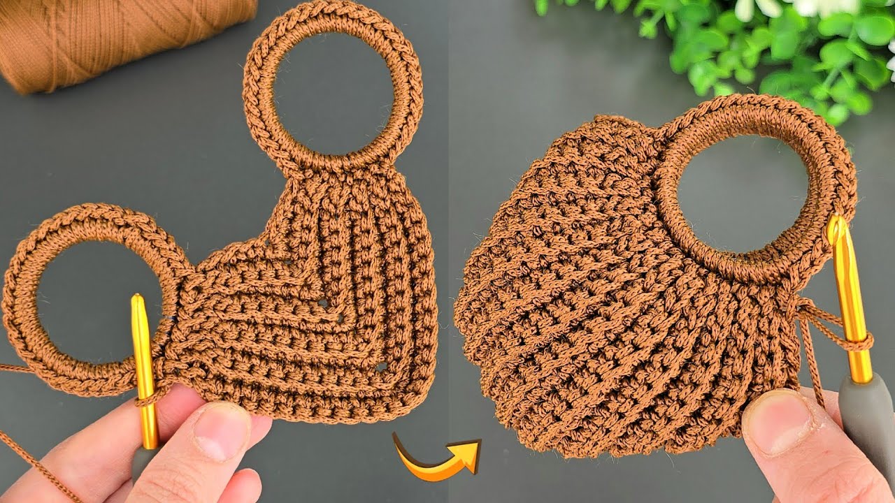 👜💰Make MONEY with This SUPER EASY Crochet Small Bag Wallet Keychain!👜Sell and give as a gift.