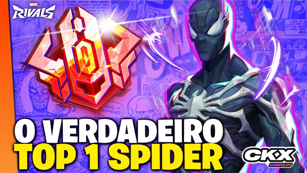COMO O TOP 1 HOMEM ARANHA JOGA MARVEL RIVALS NA TEMPORADA 3.5