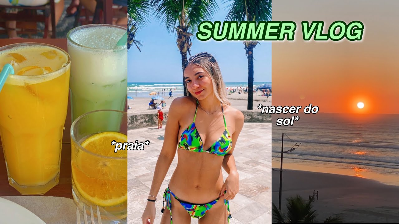vlog na praia depois de muito tempo (vibe caótica) 🥴