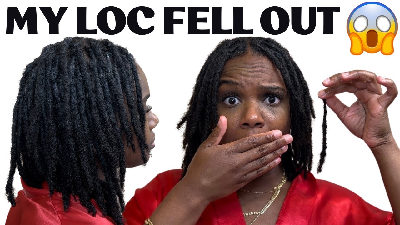 MY LOC FELL OUT 😳 1.5 YEAR LOC UPDATE & RETWIST USING LOC N GEL | CURLY ENDS, LOC BREAKAGE & MORE‼️