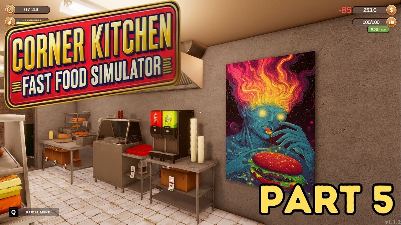 NEW Art And More Space! | Corner Kitchen Simulator | Part 5