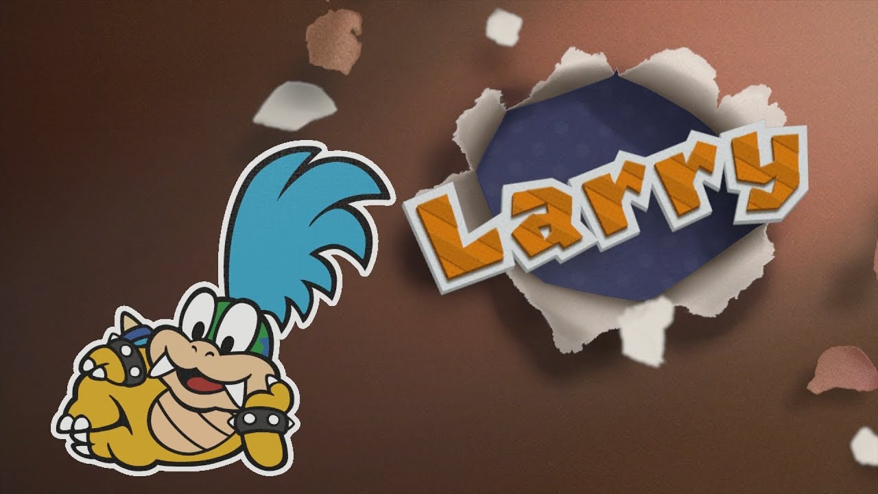 Paper Mario Color Splash: Larry Boss Fight (1080p 60fps)