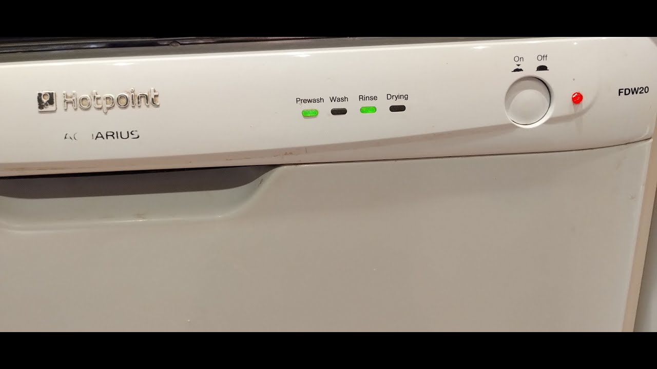 Dishwasher Fault Easy Fix - Hotpoint Aquarius