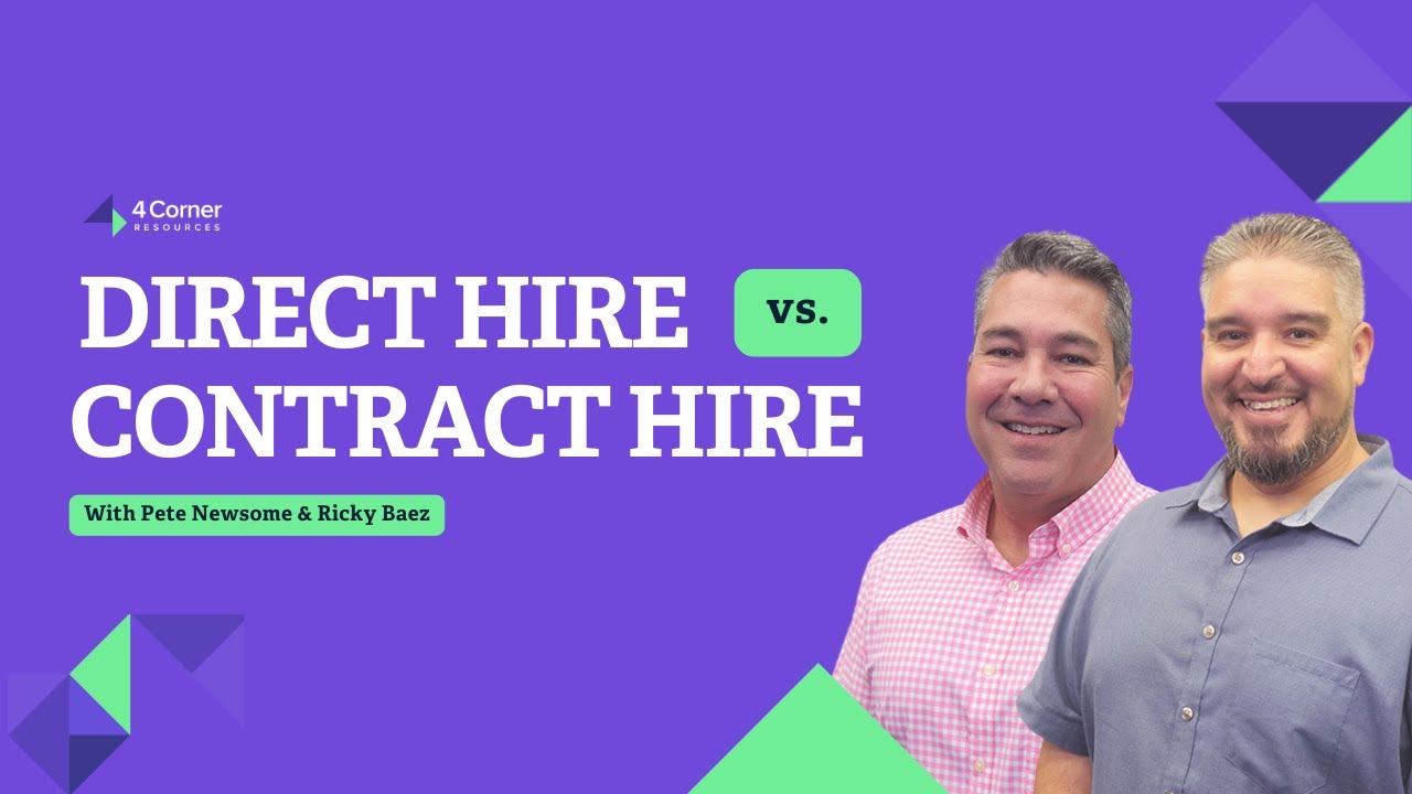 Pros and Cons of Contract-to-Hire and Direct Hire Placement