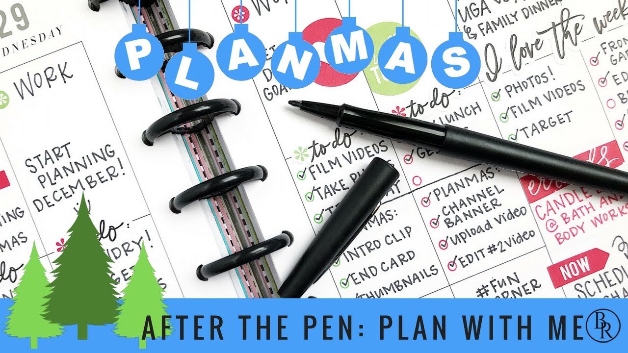 After the Pen: Functional Plan with Me // PLANMAS Day 7 | Plans by Rochelle