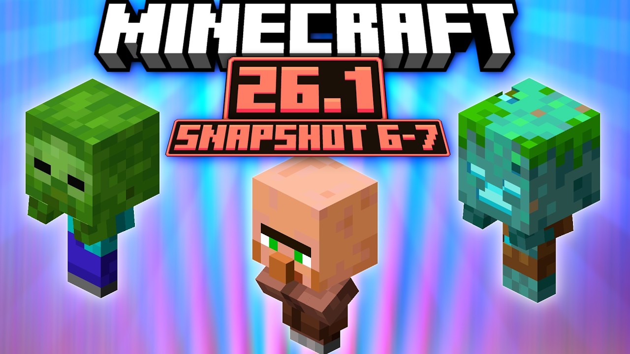 Minecraft 26.1 Snapshot 6 et 7 : Bébés un peu Etrange...
