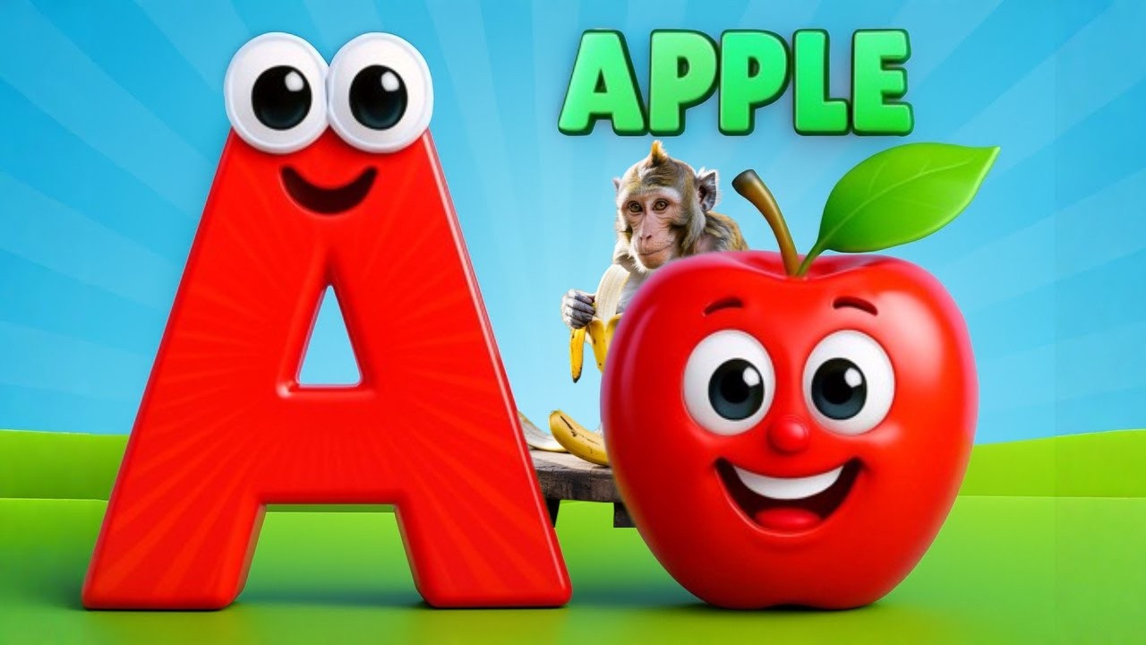 A For Apple B For Ball I Abcd Song I Abcd Rhymes I Abc Song Nursery Rhymes I  Prisha Fun Tv.