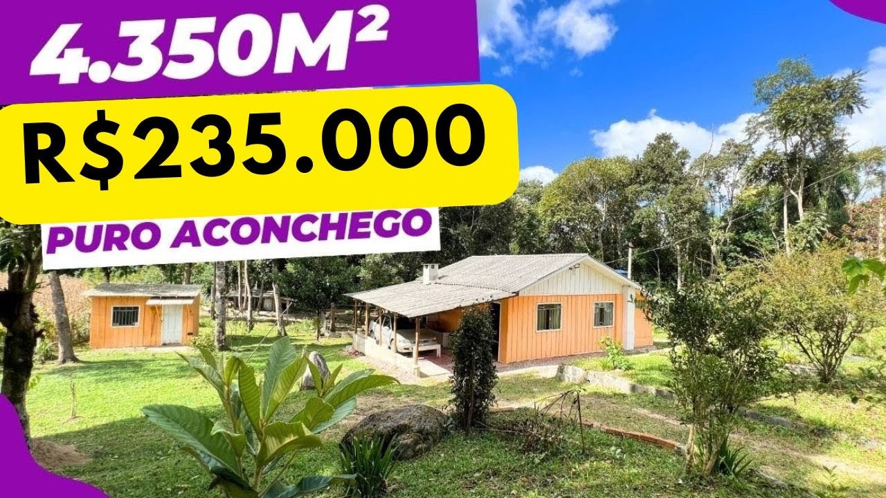 CHÁCARA TODA CERCADA COM TELA | GALINHEIRO | POMAR | 2 POÇOS | PRÓXIMO CURITIBA | MANDIRITUBA-PR