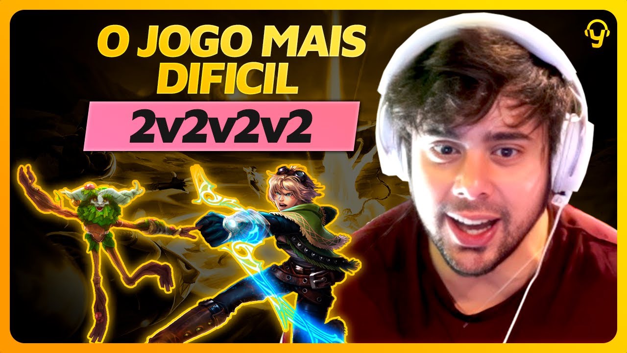O JOGO MAIS DIFICIL NO 2v2v2v2 com @nicklink | Lives do Yoda